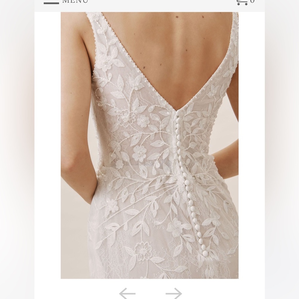 Whispers & Echoes Claremont Wedding Lace Beaded dress